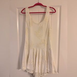 Cream lacy top